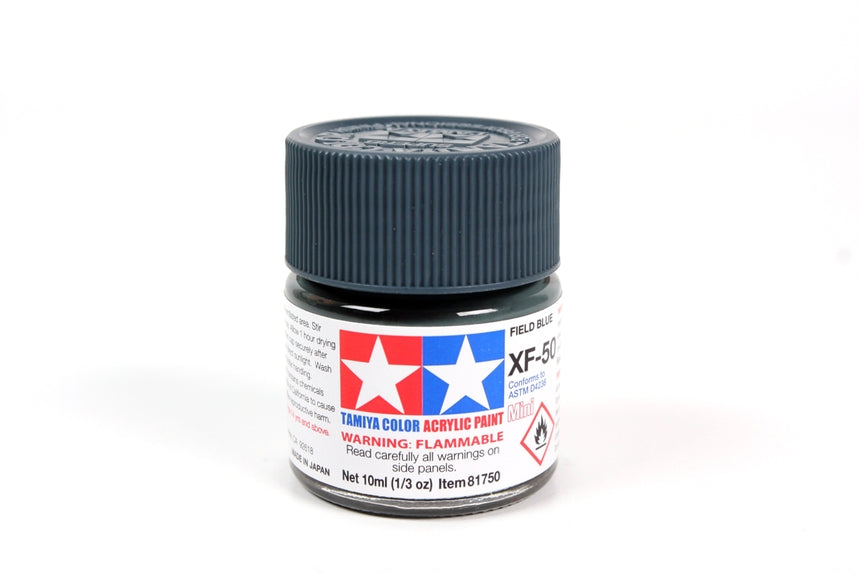 Tamiya Acrylic Mini XF50 Field Blue 10ml Bottle