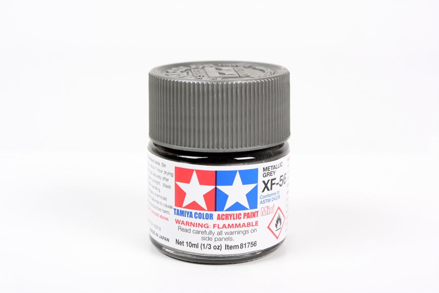 Tamiya Acrylic Mini XF56 Metallic Grey 10ml Bottle