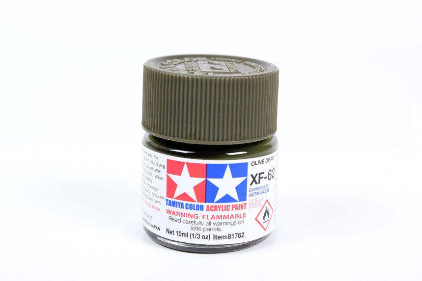 Tamiya Acrylic Mini XF62 Olive Drab 10ml Bottle