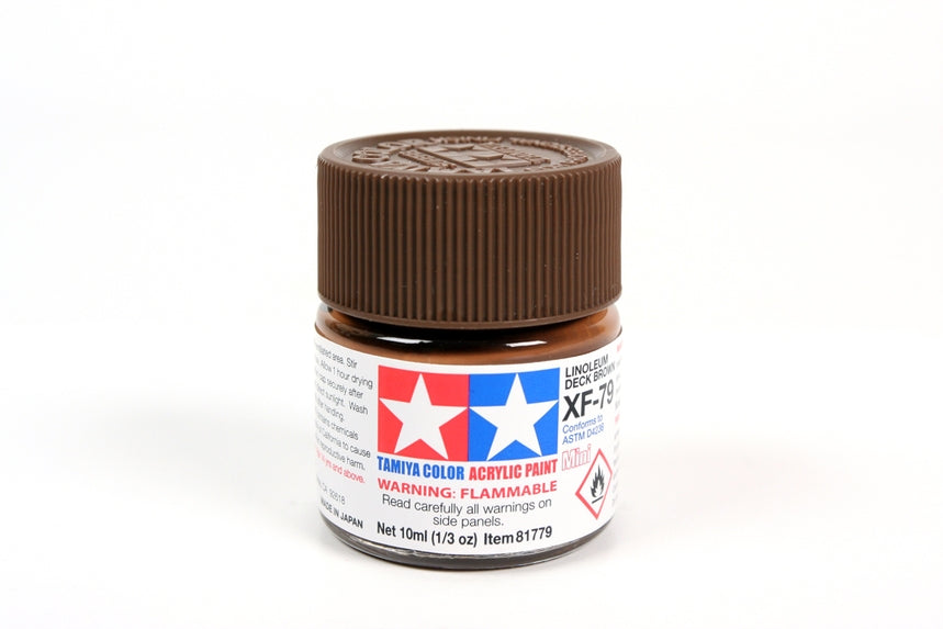Tamiya Acrylic Mini XF79 Deck Brown 10ml Bottle