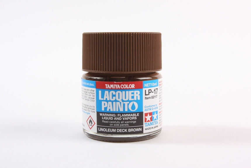 Tamiya Lacquer LP-17 Linoleum Deck Brown 10ml Bottle