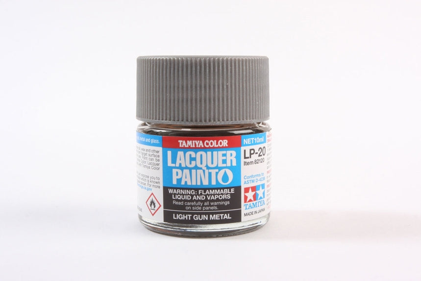 Tamiya Lacquer LP-20 Light Gun Metal 10ml Bottle