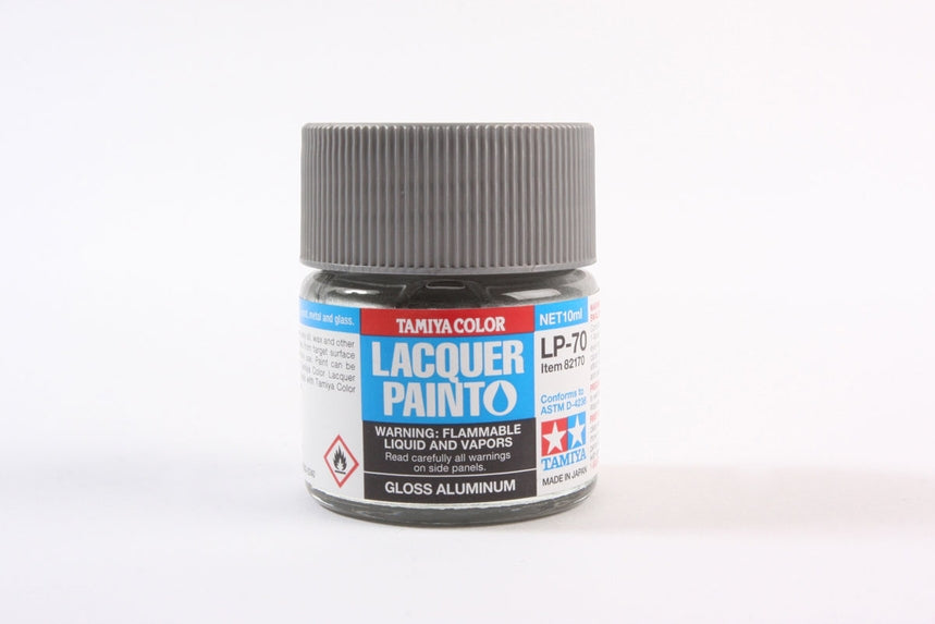 Tamiya Lacquer LP-70 Gloss Aluminum 10ml Bottle