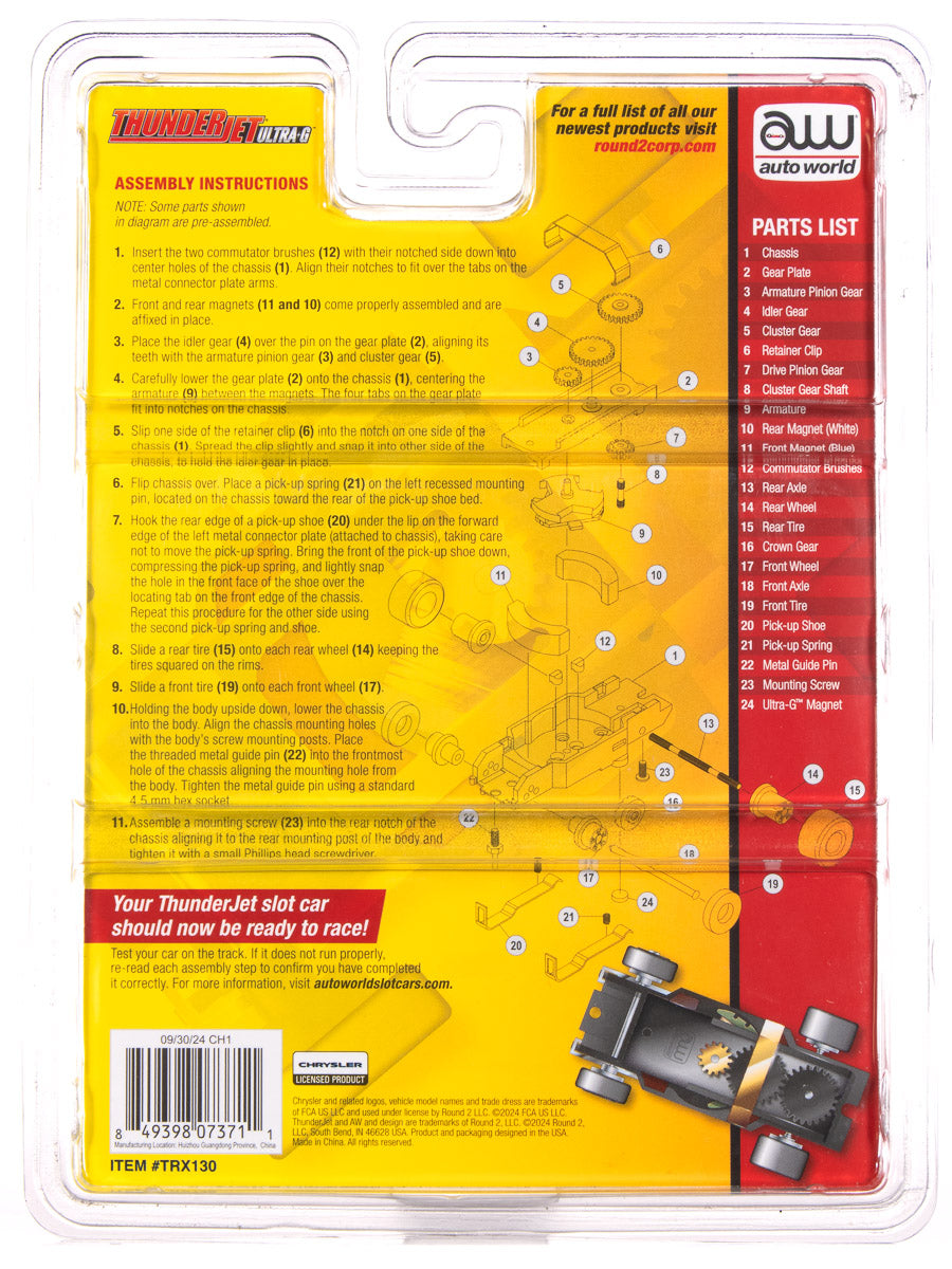 Auto World Thunderjet Deluxe Pit Kit (1941 Willys Gasser Body) HO Scale