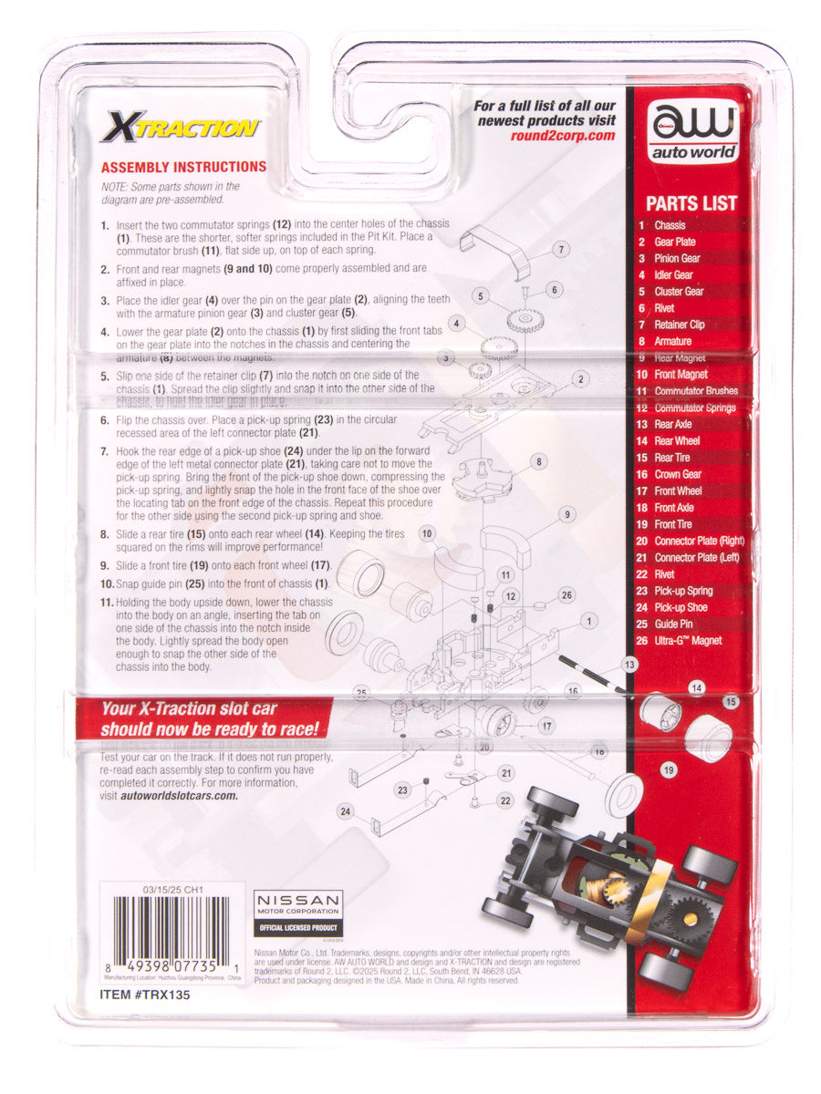 Auto World X-Traction Deluxe Pit Kit (1972 Datsun 510) HO Scale Slot Car