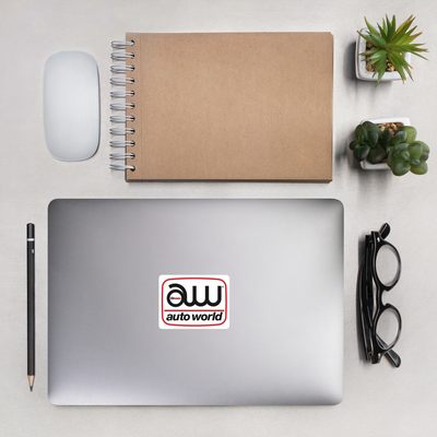 Auto World Logo Bubble-Free Sticker