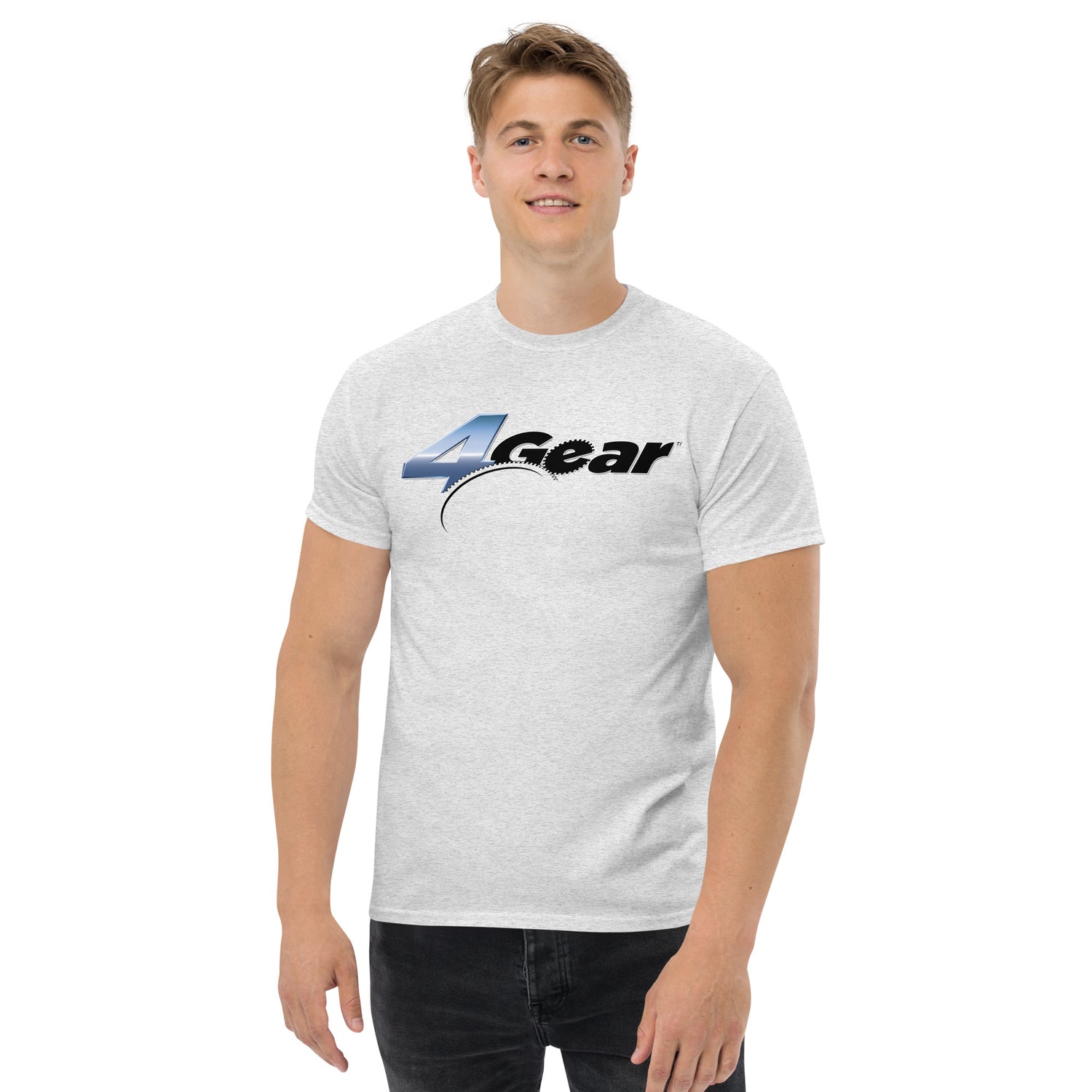 4GEAR LOGO PRINTED T-SHIRT (FRONT)