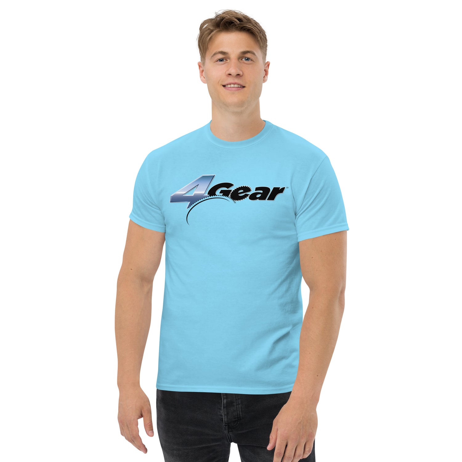 4GEAR LOGO PRINTED T-SHIRT (FRONT)