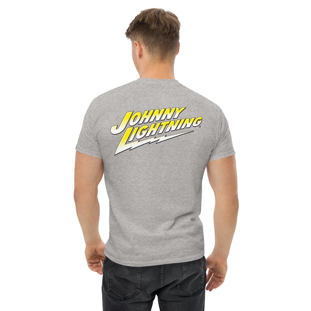 JOHNNY LIGHTNING LOGO PRINTED T-SHIRT (FRONT AND BACK)