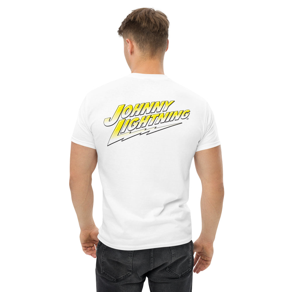 JOHNNY LIGHTNING LOGO PRINTED T-SHIRT (FRONT AND BACK)