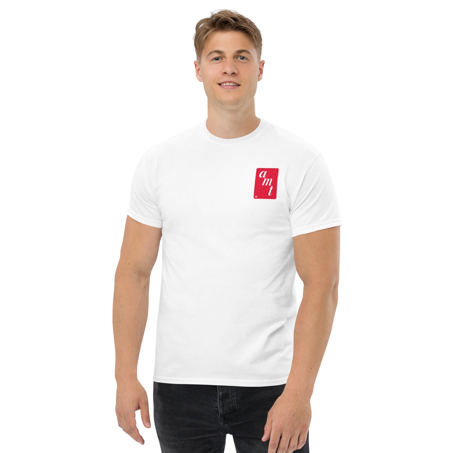 AMT LOGO PRINTED T-SHIRT (FRONT AND BACK)