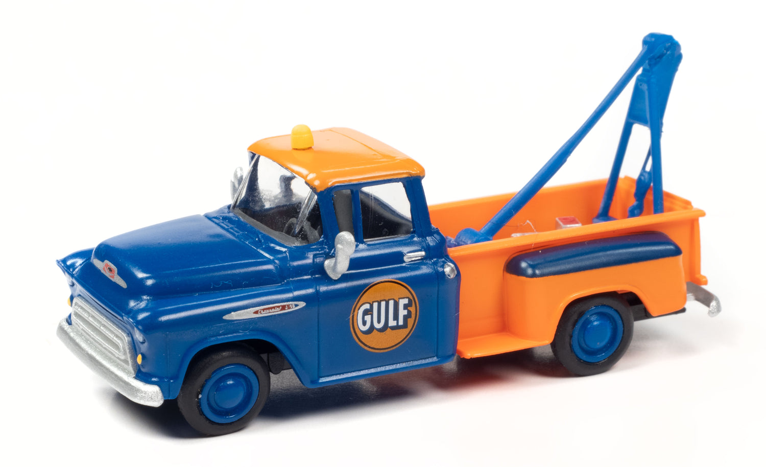 Classic Metal Works 1957 Chevy Pickup Stepside Tow Truck Gulf 1:87 HO Scale