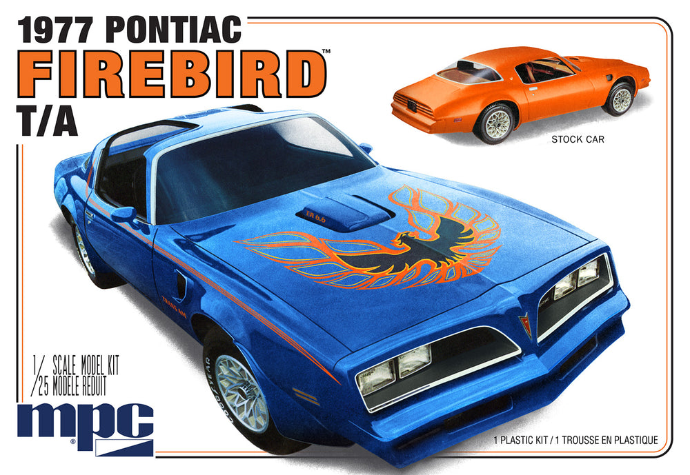 MPC 1977 Pontiac Firebird T-A 1:25 Scale Model Kit