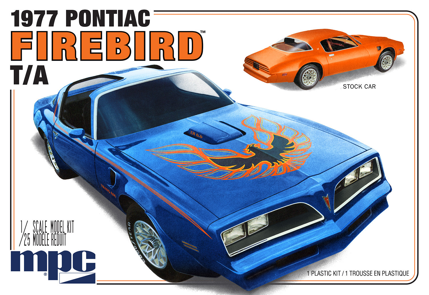 MPC 1977 Pontiac Firebird T-A 1:25 Scale Model Kit