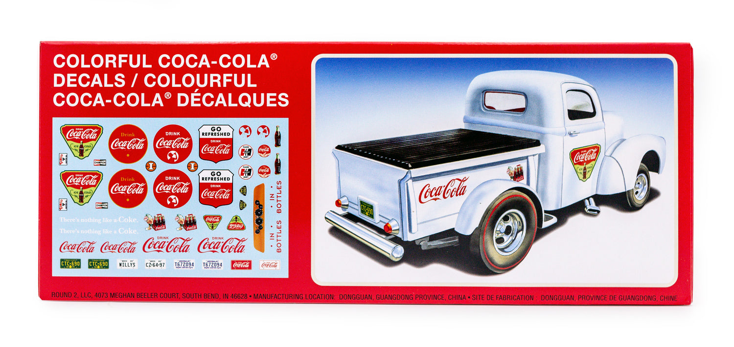 AMT 1940 Willys Pickup Gasser (Coca-Cola) 1:25 Scale Model Kit