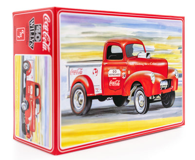 AMT 1940 Willys Pickup Gasser (Coca-Cola) 1:25 Scale Model Kit