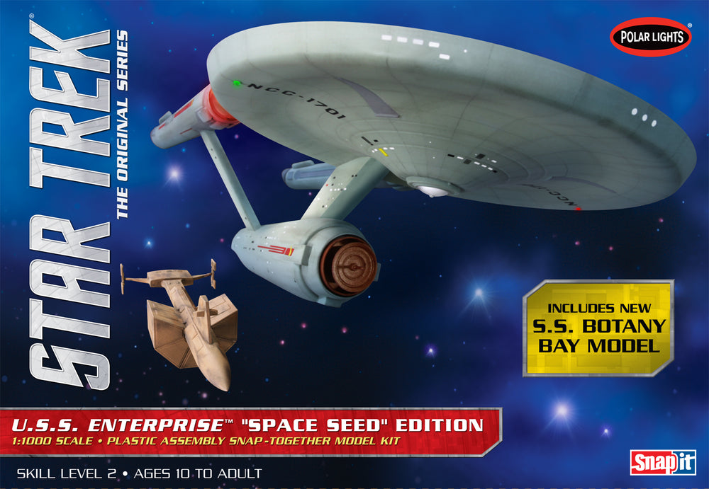 Polar Lights Star Trek TOS USS Enterprise Space Seed Edition 1:1000 Snap Kit