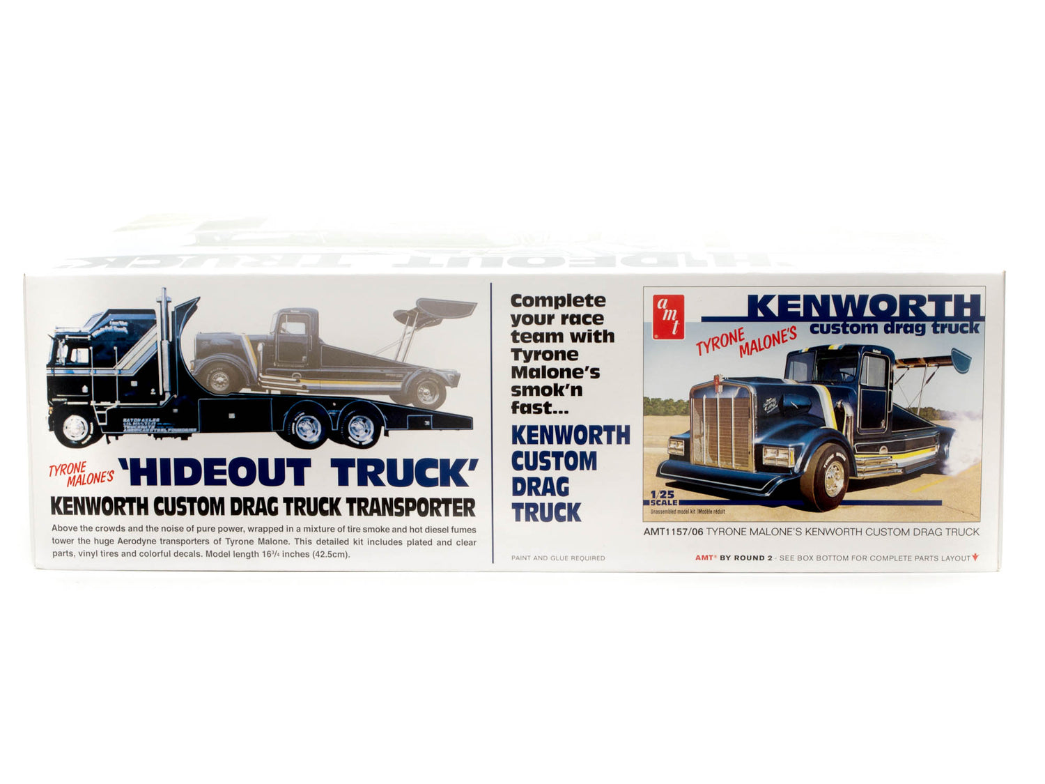 AMT Hideout Transporter Kenworth (Tyrone Malone) 1:25 Scale Model Kit