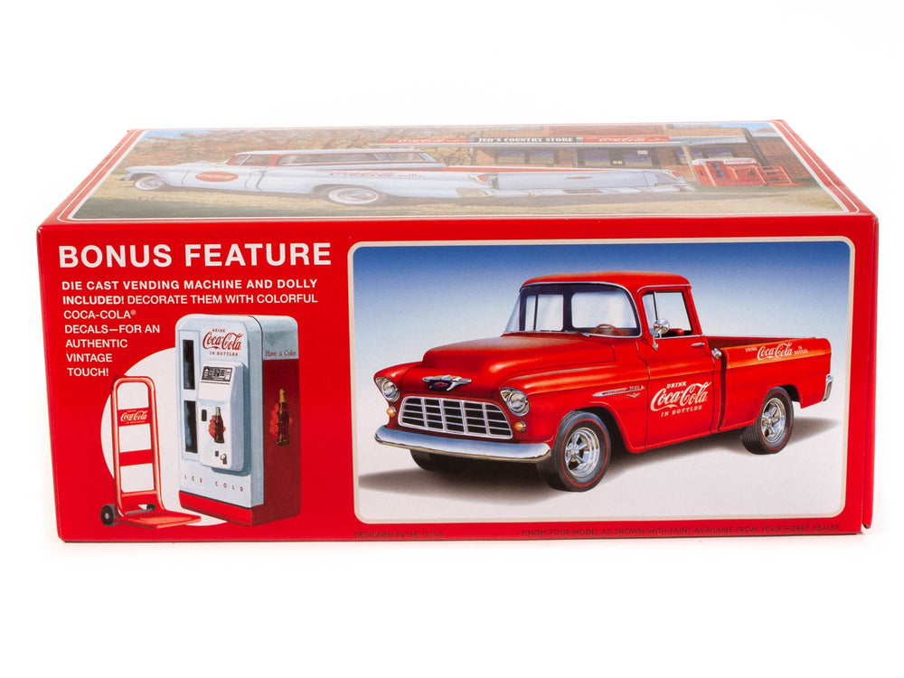 AMT 1955 Chevy Cameo Pickup (Coca-Cola) 1:25 Scale Model Kit