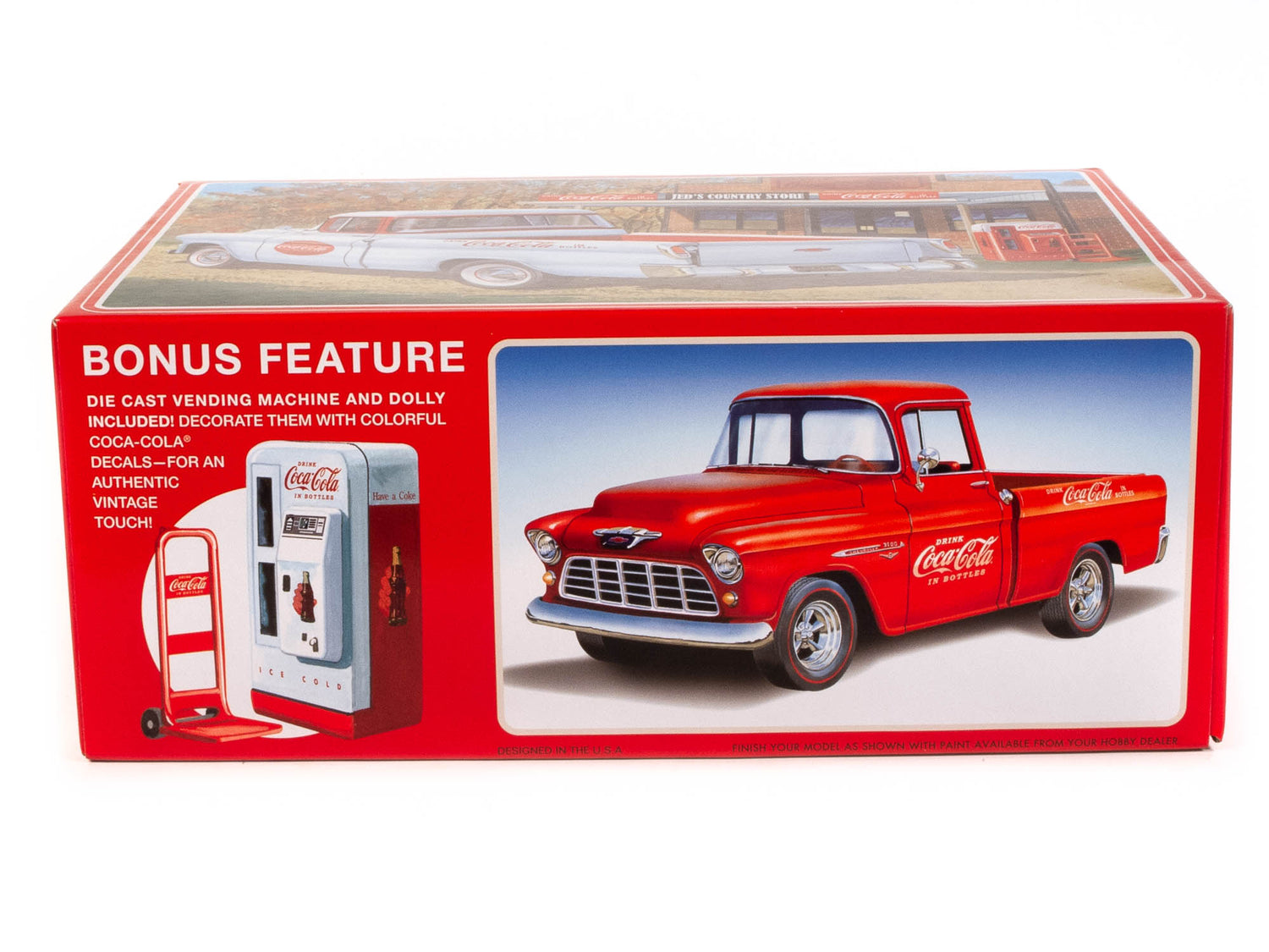 AMT 1955 Chevy Cameo Pickup (Coca-Cola) 1:25 Scale Model Kit