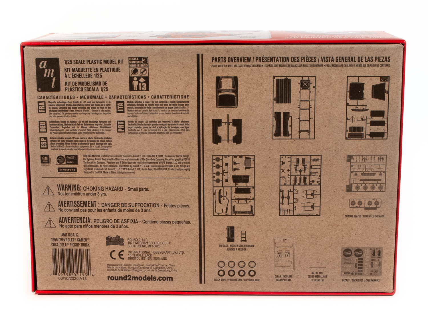 AMT 1955 Chevy Cameo Pickup (Coca-Cola) 1:25 Scale Model Kit