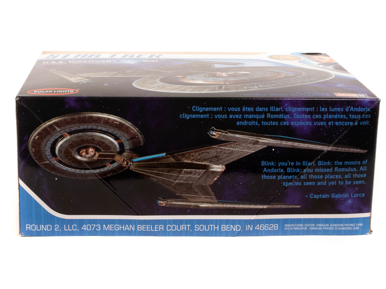 Polar Lights Star Trek U.S.S. Discovery NCC-1031 1:2500 Scale Snap Kit