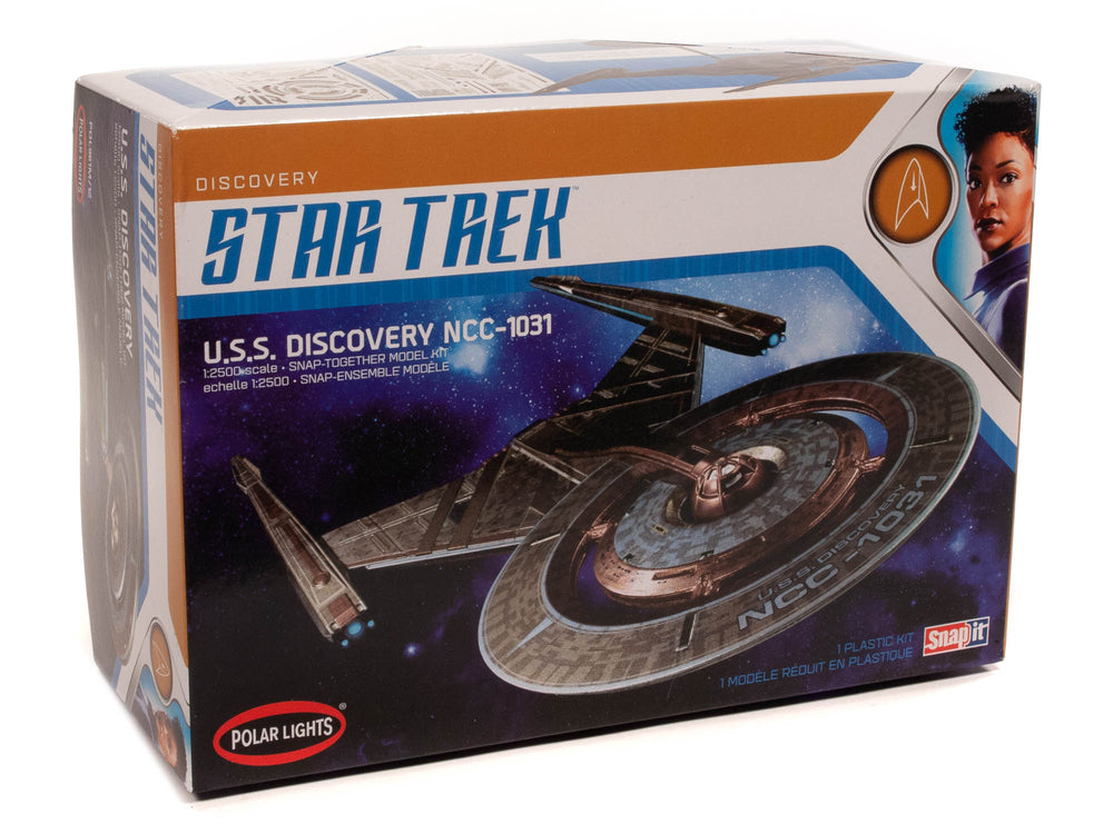 Polar Lights Star Trek U.S.S. Discovery NCC-1031 1:2500 Scale Snap Kit