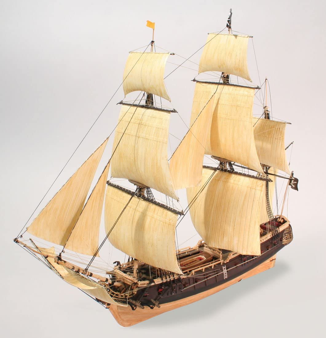 Lindberg Jolly Roger Pirate Ship 1:130 Scale Model Kit