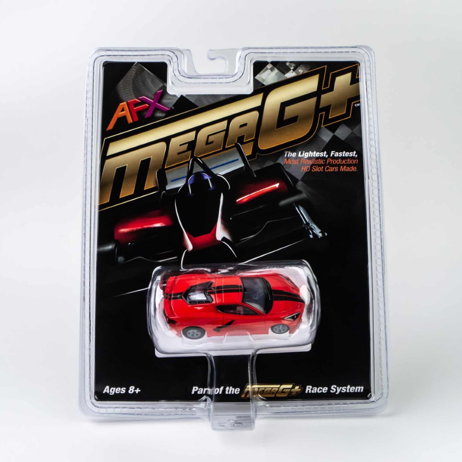 AFX Corvette C8 Torch Red HO Scale Slot Car