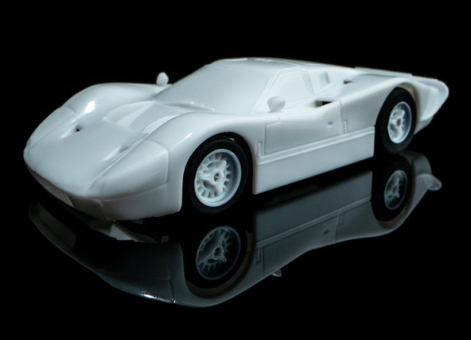 AFX Ford GT40 MK IV Paintable HO Scale Slot Car