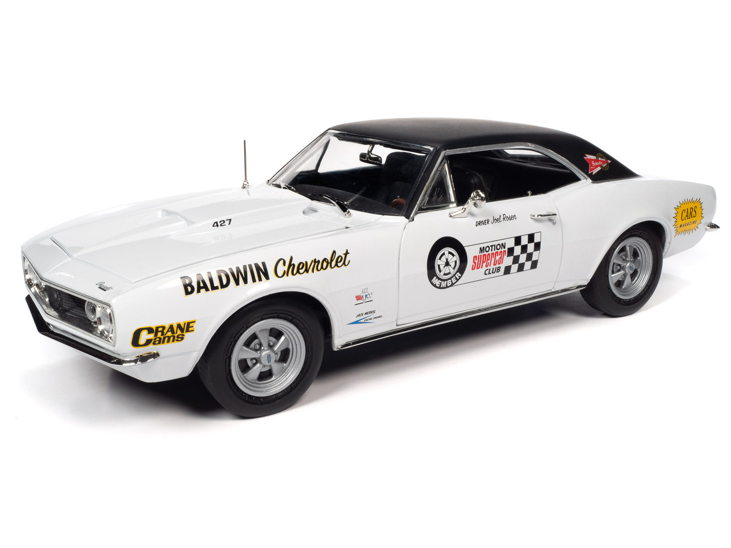 American Muscle 1967 Chevrolet Camaro SS (Baldwin Motion) 1:18 Scale Diecast