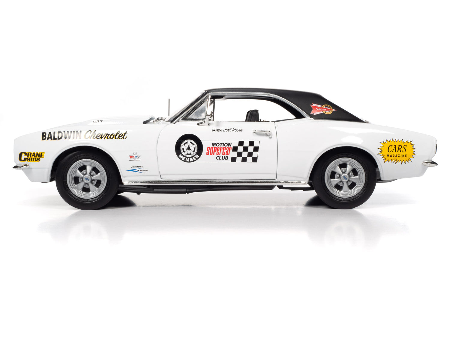 American Muscle 1967 Chevrolet Camaro SS (Baldwin Motion) 1:18 Scale Diecast