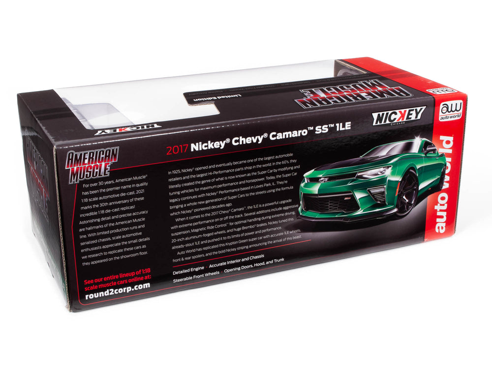 American Muscle 2017 Chevrolet Camaro SS 1LE (NICKEY) 1:18 Scale Diecast (118 SALE)