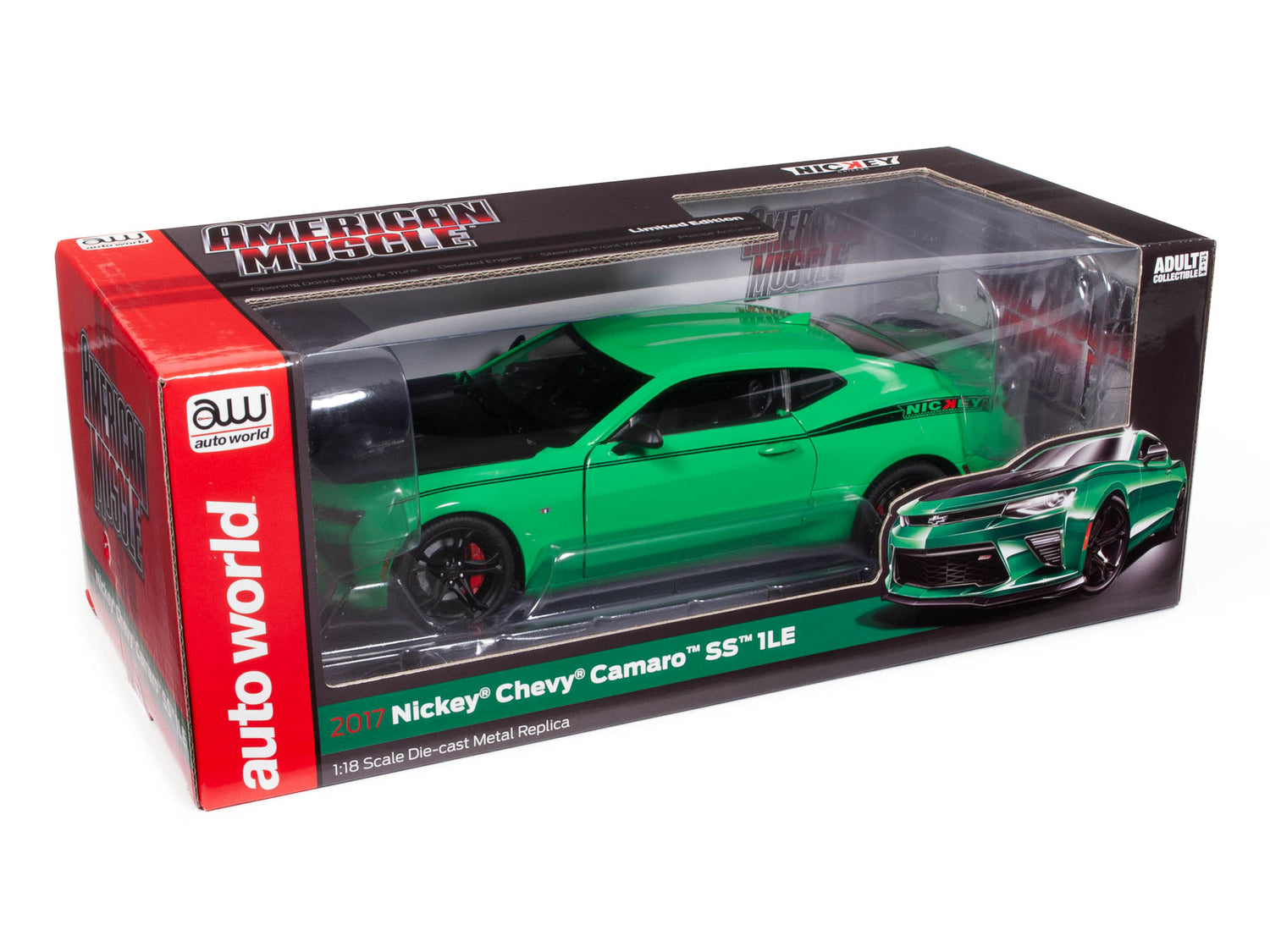 American Muscle 2017 Chevrolet Camaro SS 1LE (NICKEY) 1:18 Scale Diecast (118 SALE)