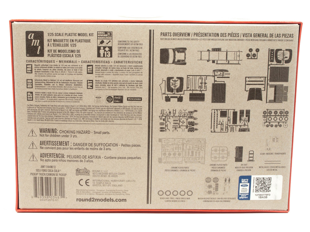 AMT 1953 Ford Pickup (Coca-Cola) 1:25 Scale Model Kit