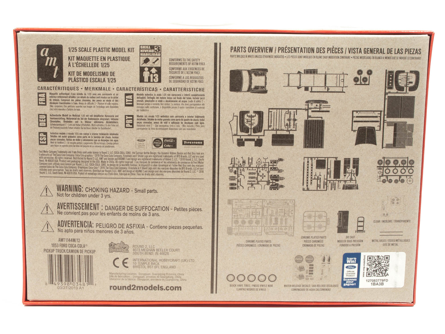 AMT 1953 Ford Pickup (Coca-Cola) 1:25 Scale Model Kit