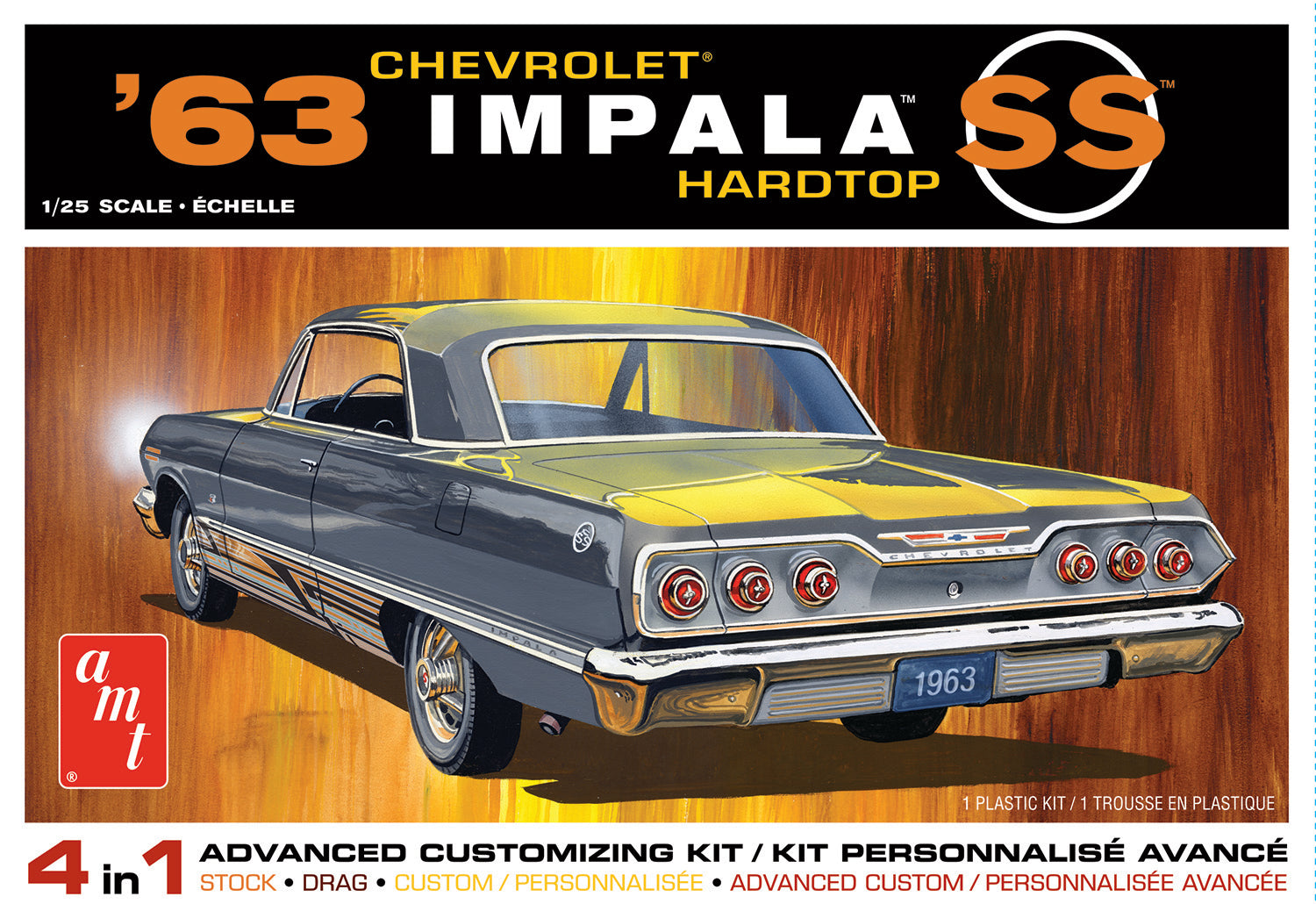 AMT 1963 Chevy Impala SS 1:25 Scale Model Kit