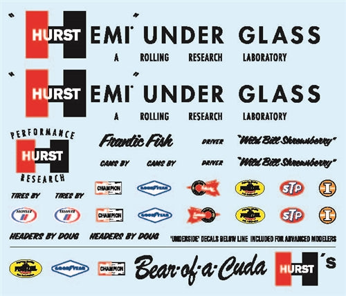 AMT 1966 Plymouth Barracuda "Hemi Under Glass" 1:25 Scale Model Kit