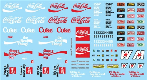 AMT White Western Star Semi Tractor (Coca Cola) 1:25 Scale Model Kit