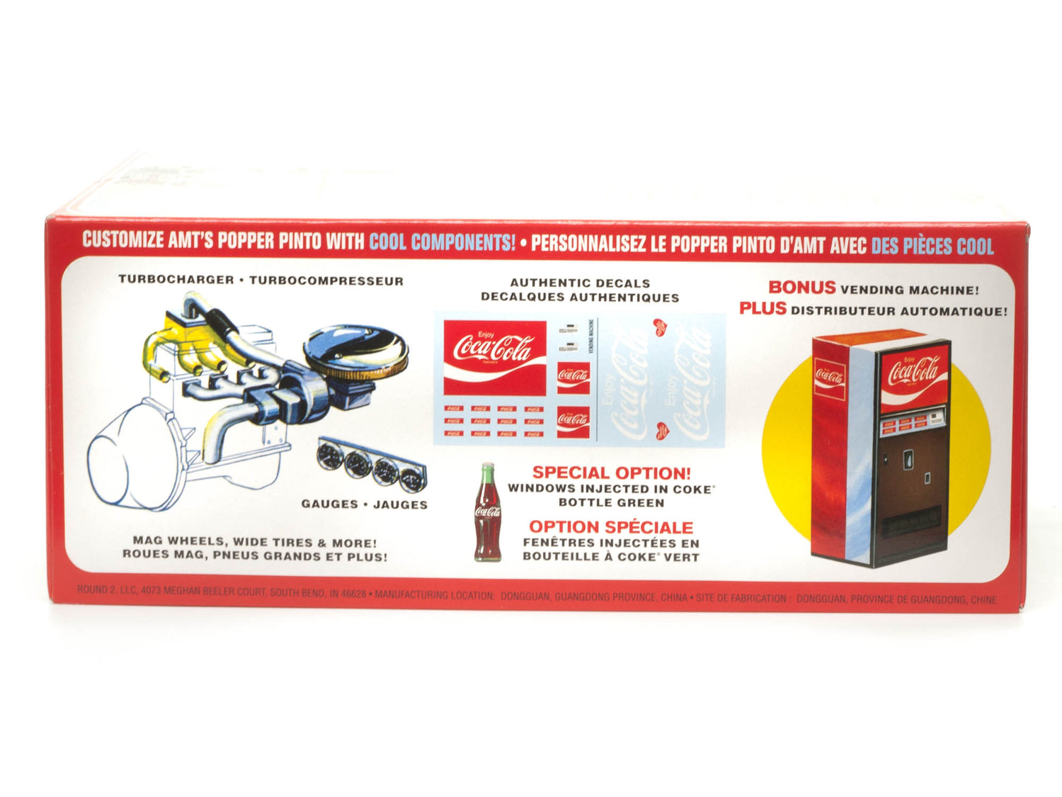 AMT "Popper" 1977 Ford Pinto w-Coke Machine (Coca-Cola) 1:25 Scale Model Kit