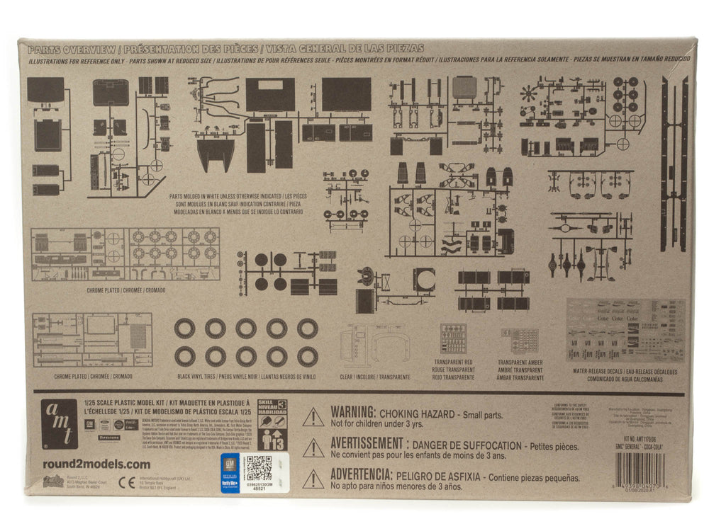 AMT 1976 GMC General Semi Tractor (Coca-Cola) 1:25 Scale Model Kit