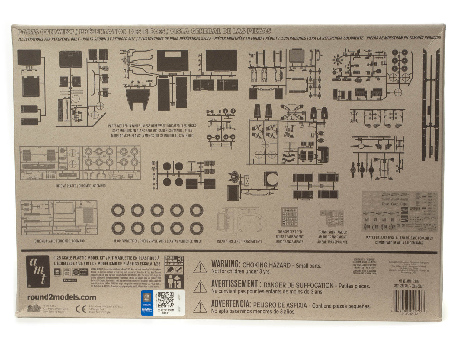 AMT 1976 GMC General Semi Tractor (Coca-Cola) 1:25 Scale Model Kit