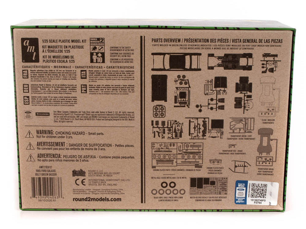 AMT 1965 Ford Galaxie "Jolly Green Gasser" 1:25 Scale Model Kit