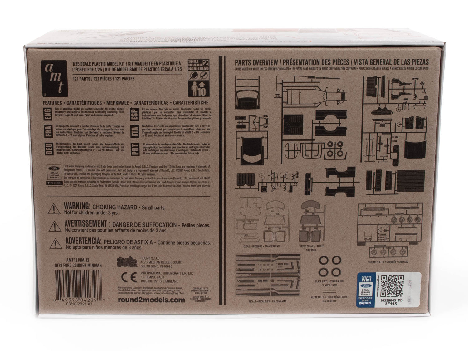 AMT 1978 Ford Courier Minivan 1:25 Scale Model Kit