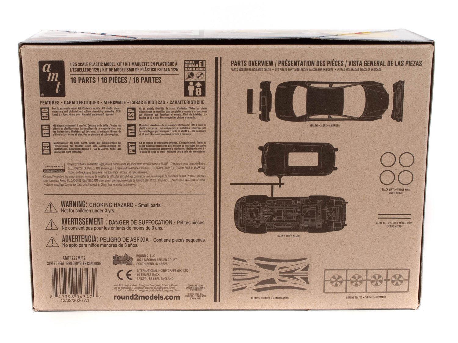 AMT Street Heat 1998 Chrysler Concorde - Slammers SNAP 1:25 Scale Model Kit