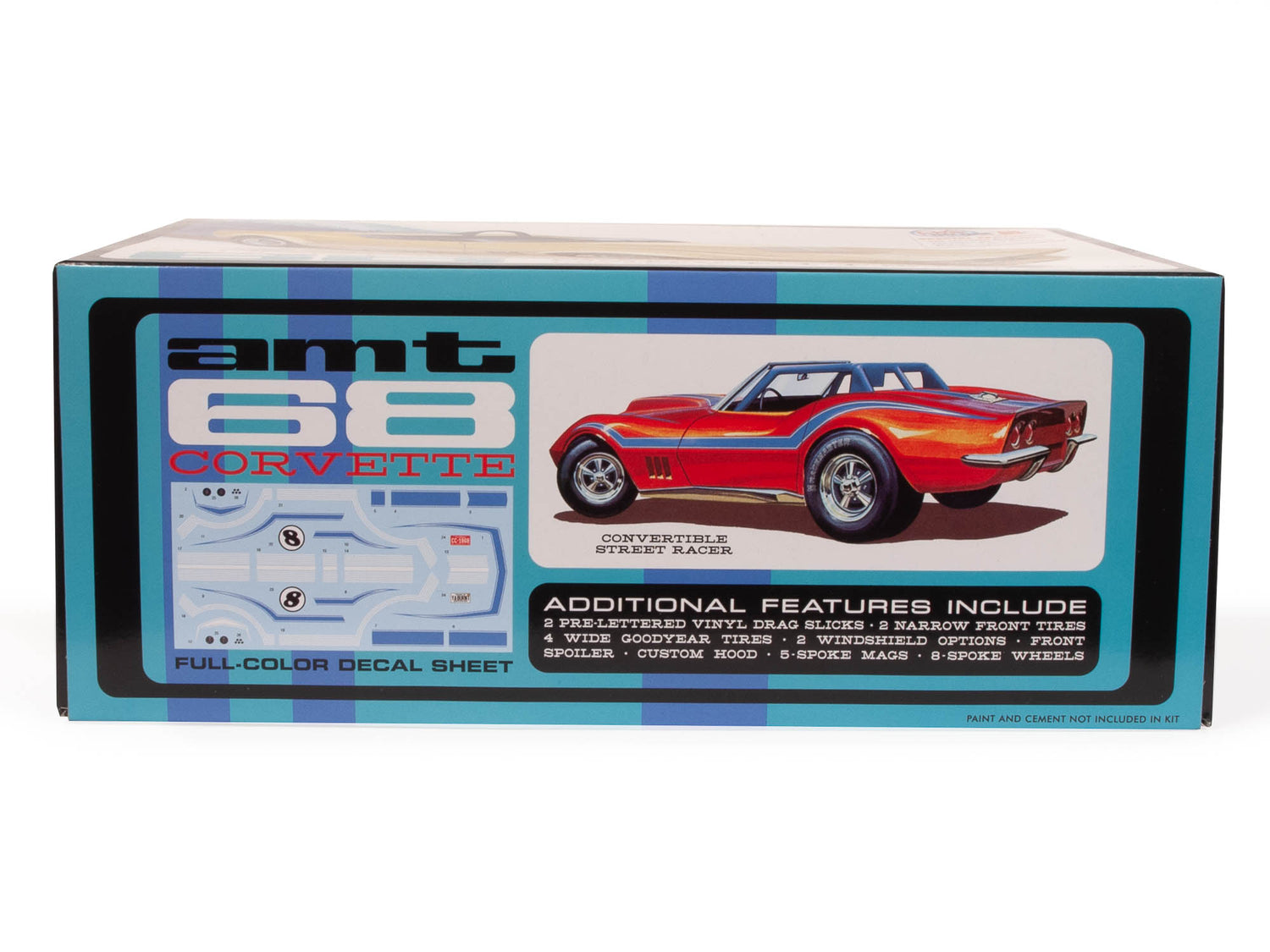 AMT 1968 Chevy Corvette Custom 1:25 Scale Model Kit