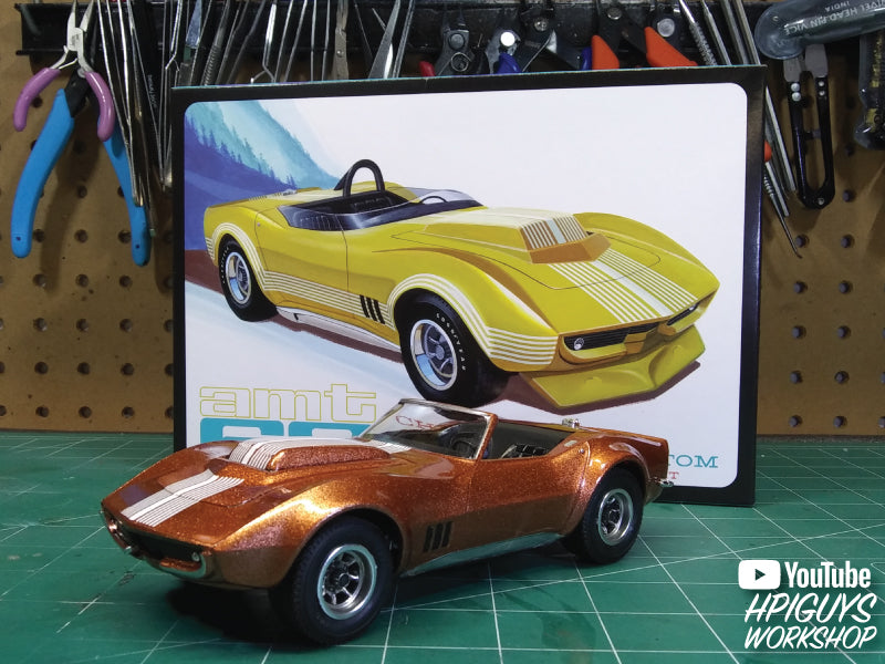 AMT 1968 Chevy Corvette Custom 1:25 Scale Model Kit