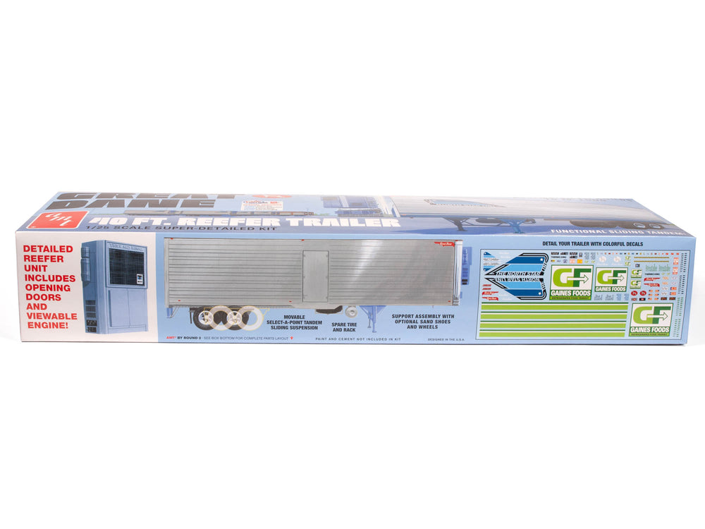 AMT Great Dane 40' Reefer Trailer 1:25 Scale Model Kit