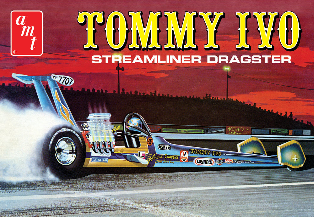 AMT Tommy Ivo Streamliner Dragster 1:25 Scale Model Kit