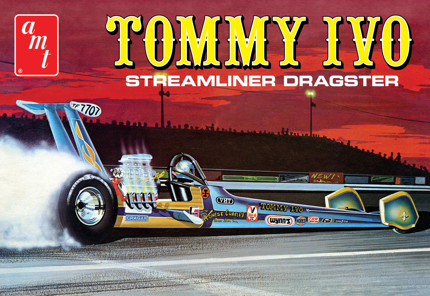 AMT Tommy Ivo Streamliner Dragster 1:25 Scale Model Kit